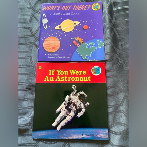 Source Unknown Other - Set of 2: Children’s Books About Space and Being an Astronaut